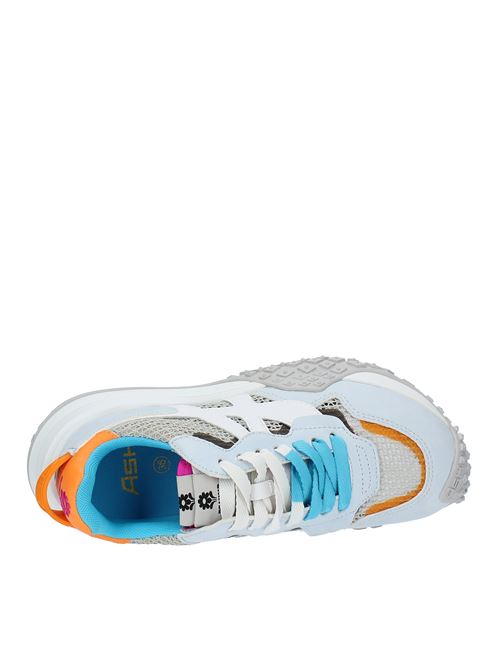 Sneakers modello JOKER BEKIND in pelle e tessuto ASH | JOKER BEKIND CHROME FREE NUBUCKPEARL